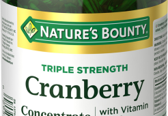 Cranberry with Vitamin C + E 100 Liquid Softgels