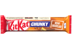 KIT KAT CHUNKY Caramel Wafer Chocolate Bar, 55 grams.