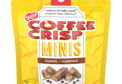 NESTLE COFFEE CRISP Chocolate Minis, Resealable Bag, 180 grams.