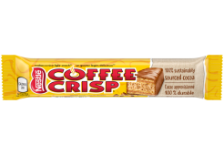 COFFEE CRISP Chocolate Bar, 50 grams.