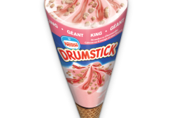 DRUMSTICK Strawberry Cheesecake Frozen Desert Cone, 180 ml.