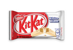 KIT KAT Chocolat Blanc, 41 grammes.