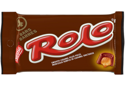 ROLO, 4 x 52 g. Quatre délicieux rouleaux de chocolat fourrés au caramel onctueux.