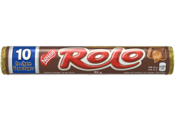 ROLO Jumbo, 10 morceaux de chocolat lisse et caramel à partager, 90 grammes.